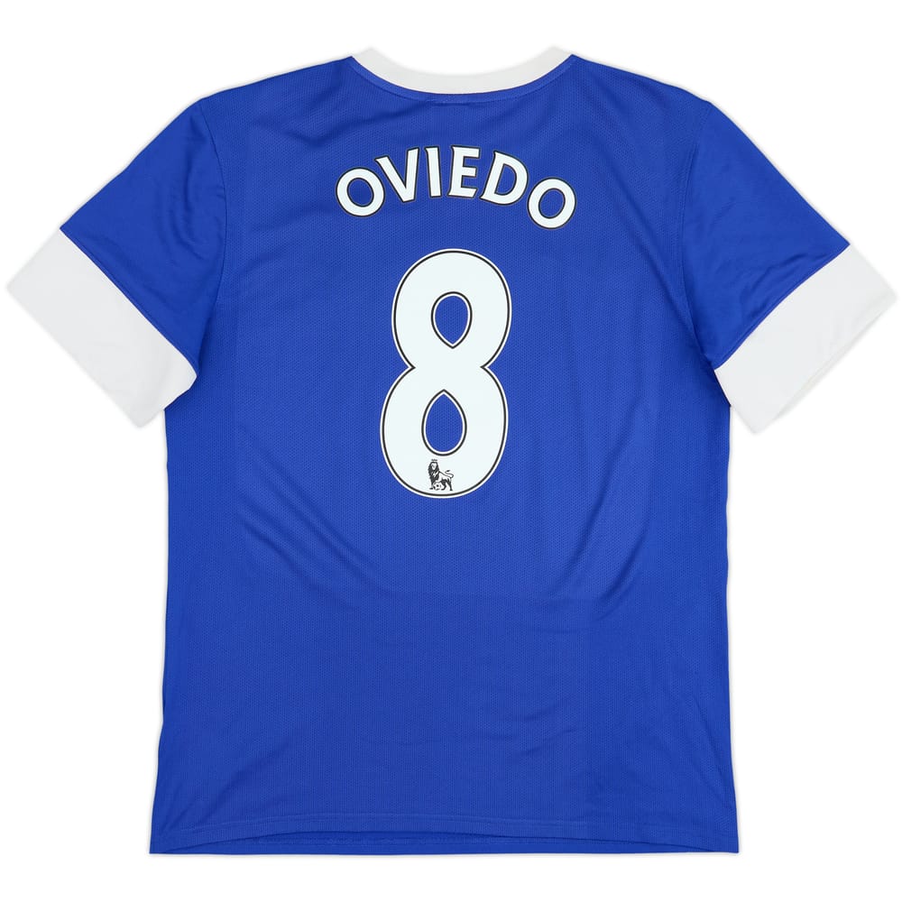 2012-13 Everton Home Shirt Oviedo #8 - 6/10 - (L)