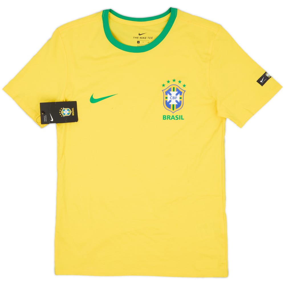 2018 Brazil Nike Cotton Tee (S)