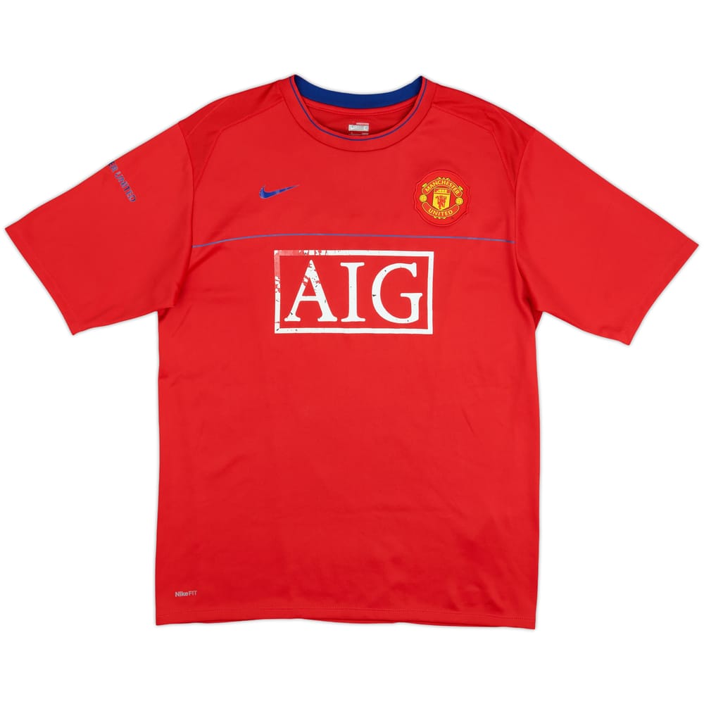 2008-09 Manchester United Nike Training Shirt - 4/10 - (L)