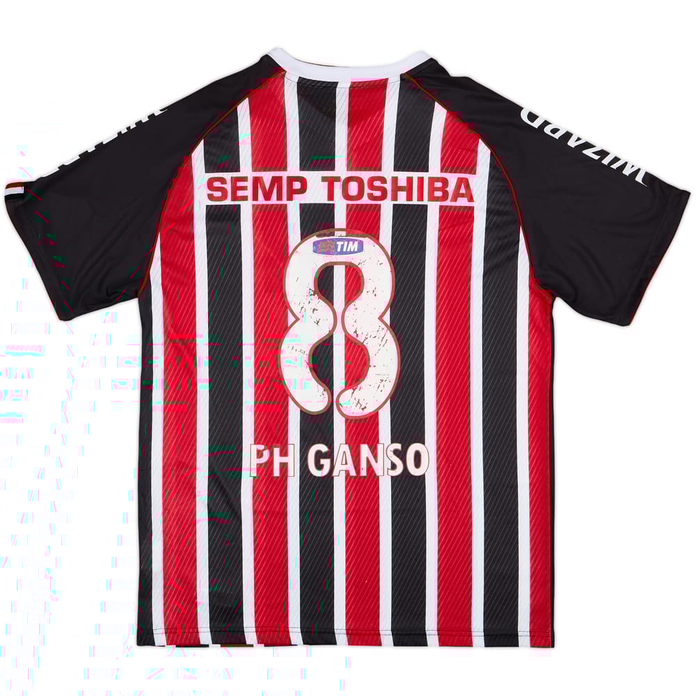 Camiseta de visitante del Sao Paulo 2013 PH Ganso #8 - 5/10 - (L)