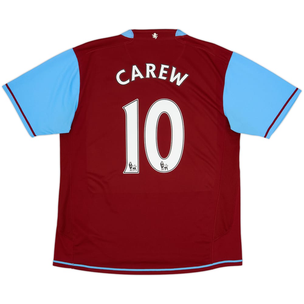 2007-08 Aston Villa Home Shirt Carew #10 - 5/10 - (L)