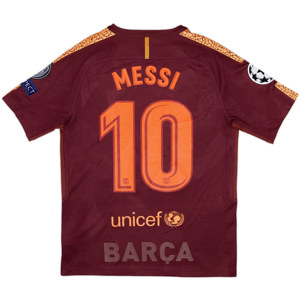 2017-18 Barcelona Third Shirt Messi #10 - 6/10 - (S)