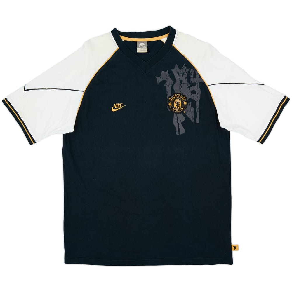 2007-08 Manchester United Nike Cotton Tee - 8/10 - (XL)