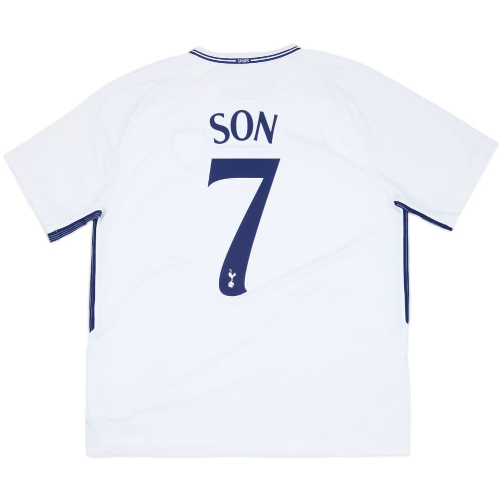 2017-18 Tottenham Home Shirt Son #7 - 8/10 - (XL)