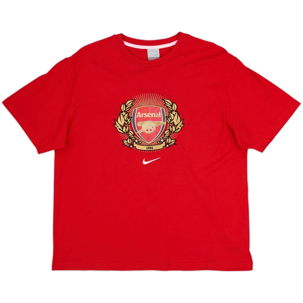 2006-07 Arsenal Nike Graphic Tee - 6/10 - (XL)