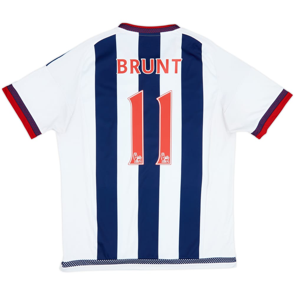 2015-16 West Brom Home Shirt Brunt #11 - 6/10 - (L)