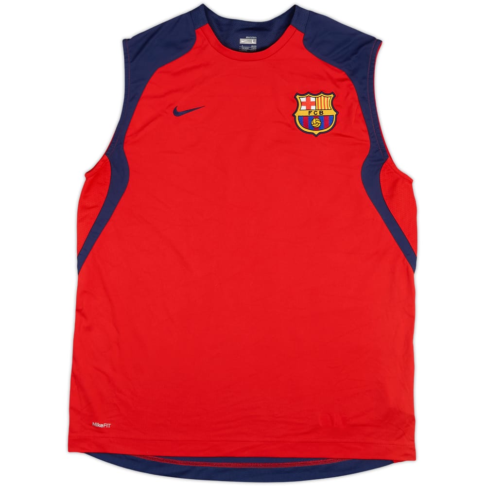 2007-08 Barcelona Nike Training Vest - 9/10 - (L)