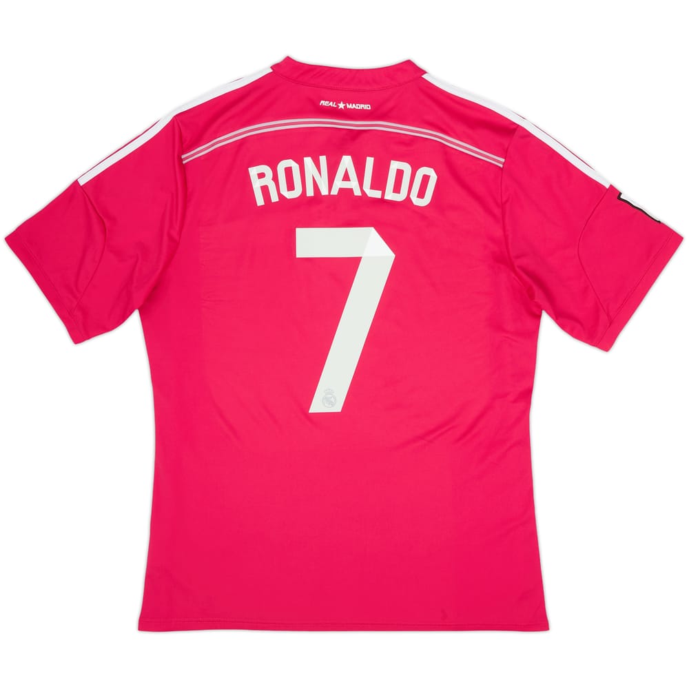 Camiseta de visitante del Real Madrid 2014-15 Ronaldo #7 - 6/10 - (XL)