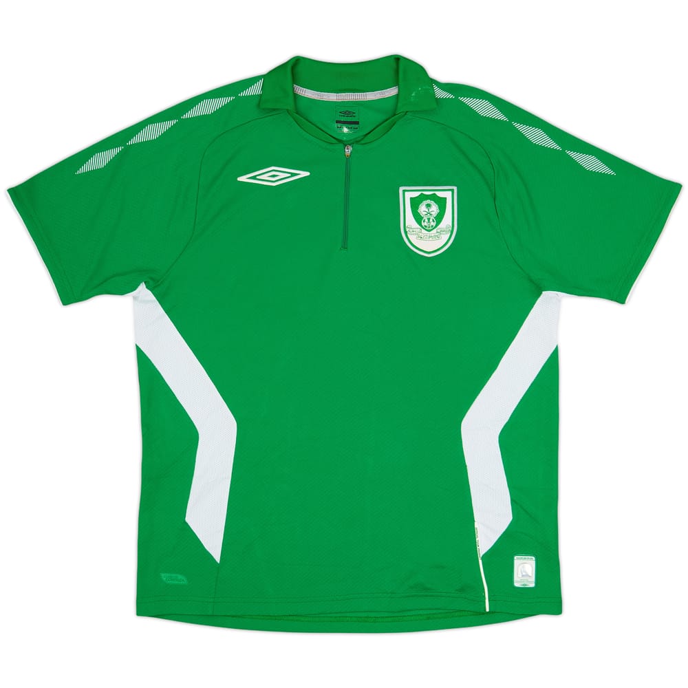 2006-07 Al Ahli Umbro Polo con cremallera de 1/4 - 9/10 - (L)