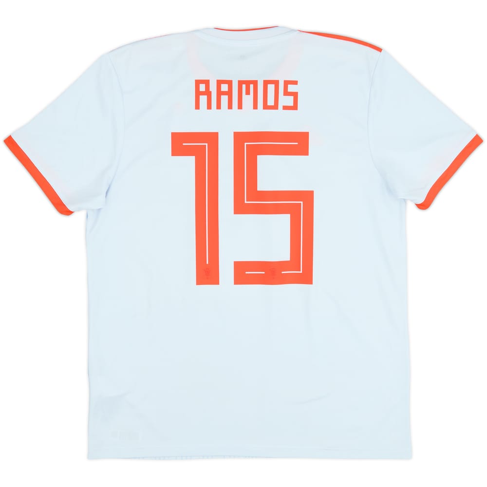 2018-19 Spain Away Shirt Ramos #15 - 10/10 - (L)