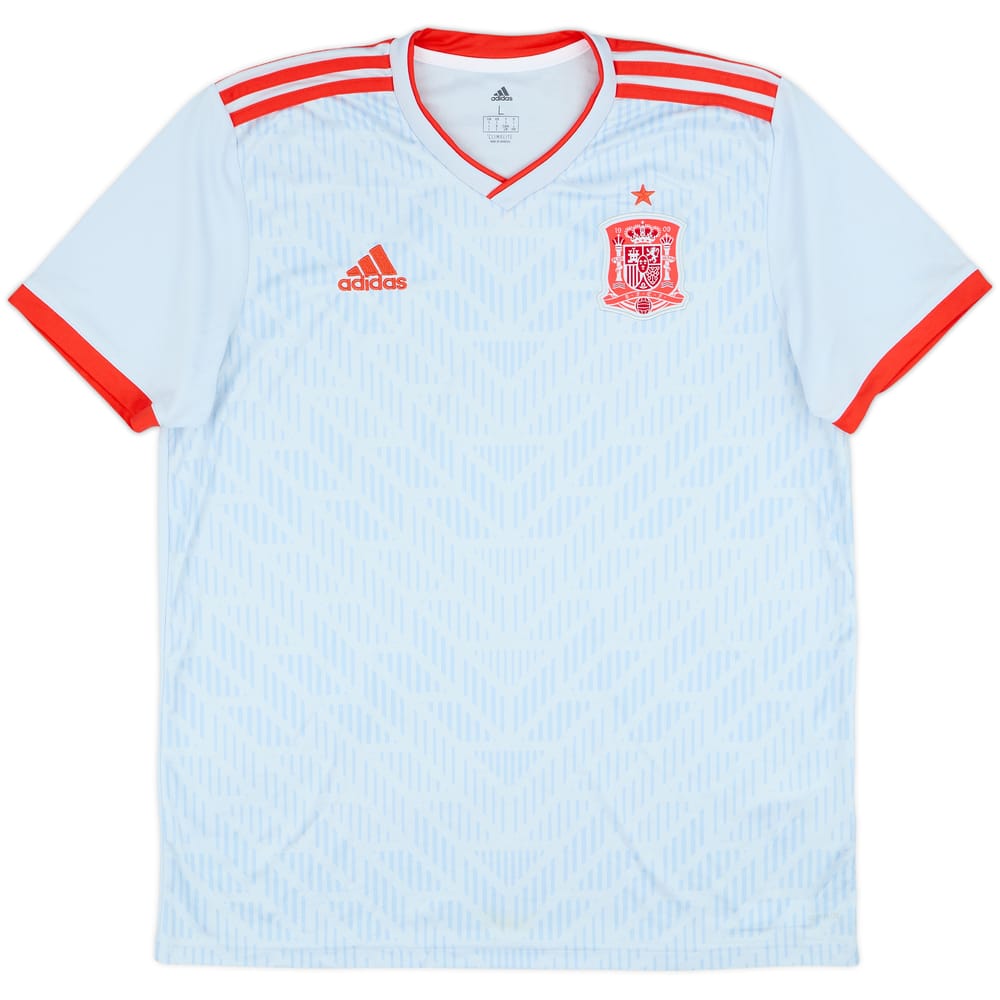 2018-19 Spain Away Shirt Ramos #15 - 10/10 - (L)