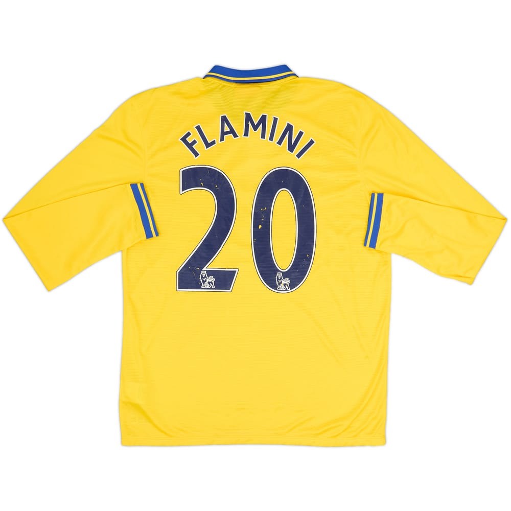 2013-14 Arsenal Away L/S Shirt Flamini #20 - 5/10 - (L)