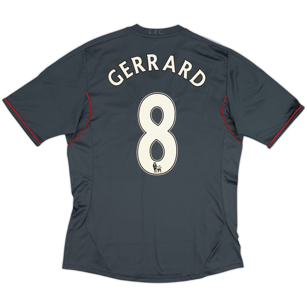 2011-12 Liverpool Away Shirt Gerrard #8 - 6/10 - (L)