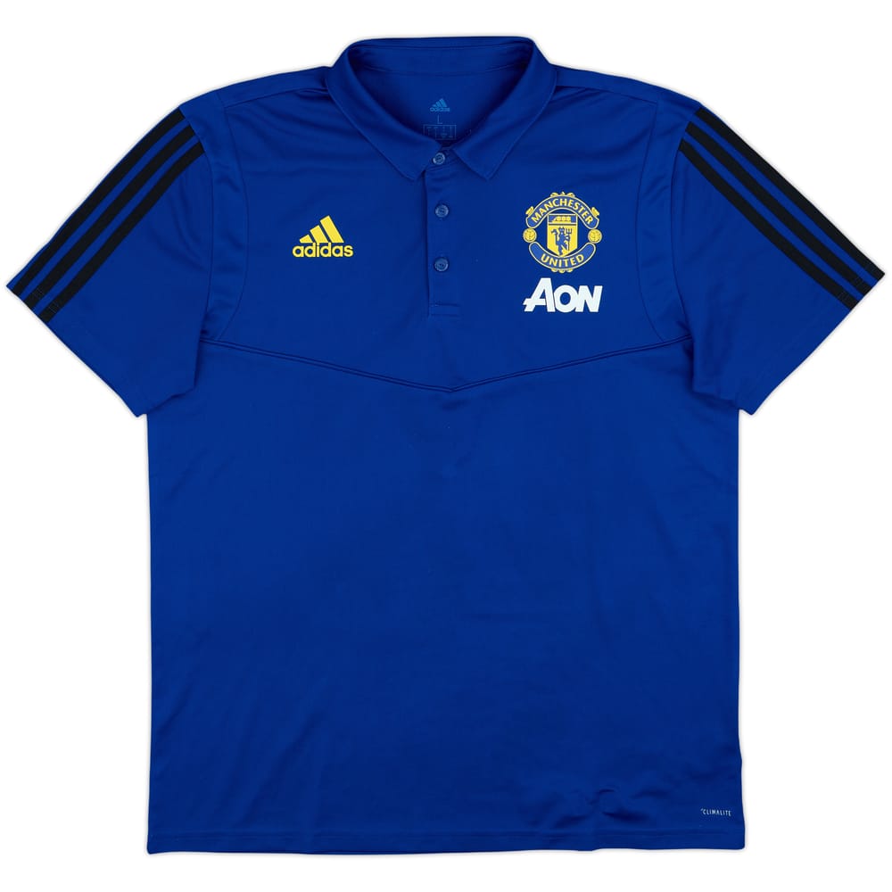 2019-20 Manchester United adidas Polo Shirt - 7/10 - (L)