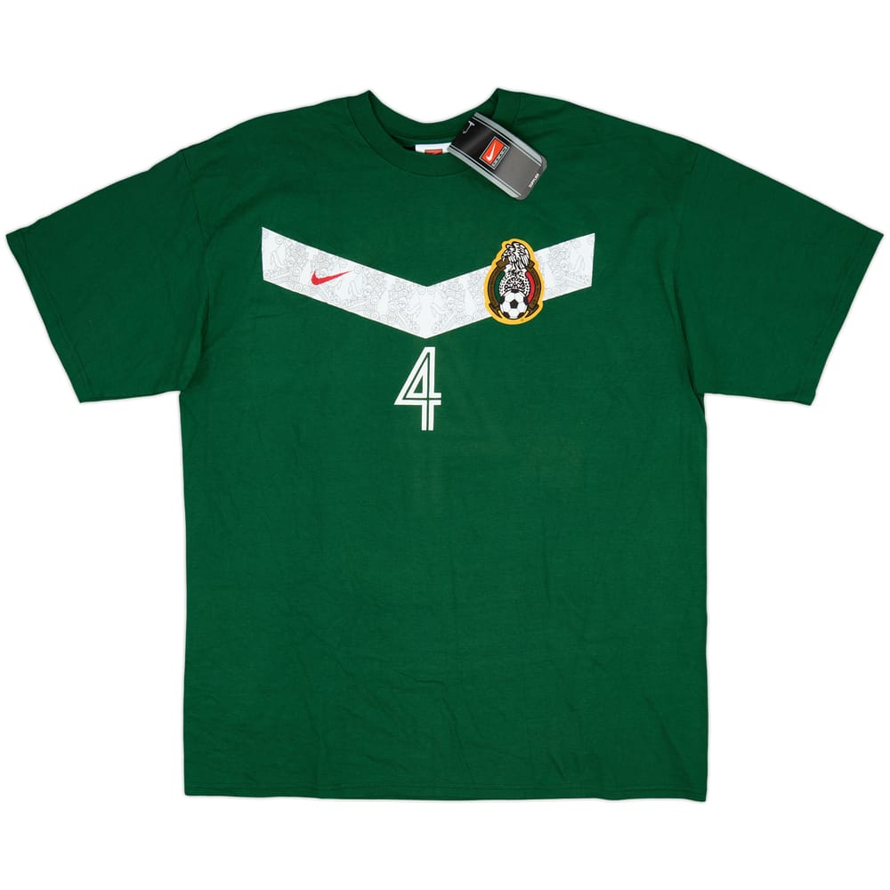 2006-07 Mexico Nike Cotton Tee Marquez #4  (XL)