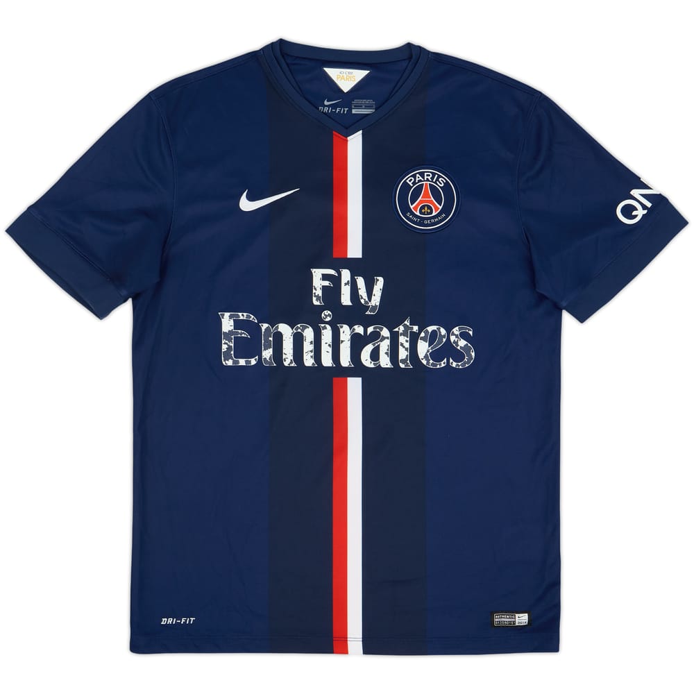 2014-15 Paris Saint-Germain Home Shirt - 4/10 - (M)