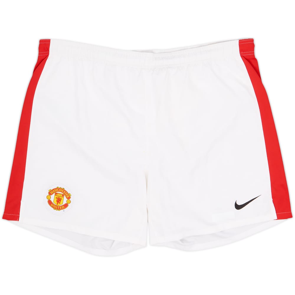 2009-10 Manchester United Home Shorts - 5/10 - (XL)