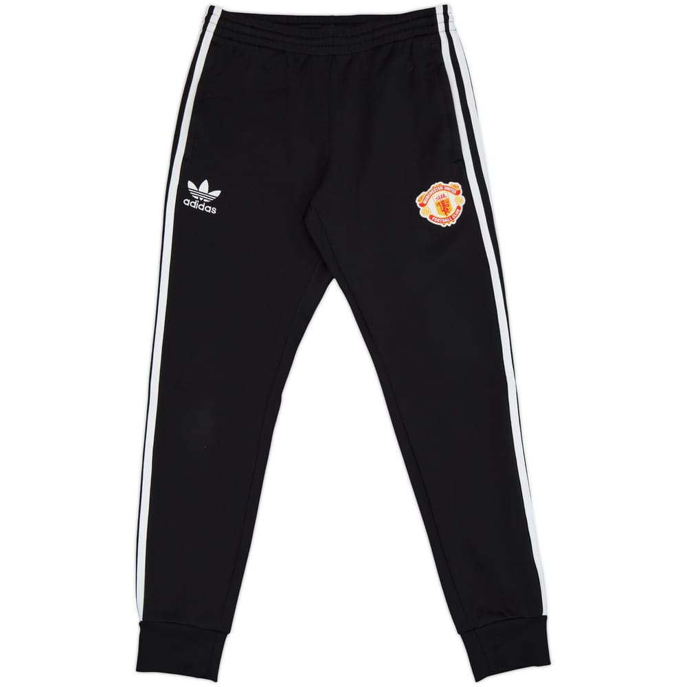 2015-16 Manchester United adidas Originals Retro Track Pants/Bottoms - 9/10 - (S)