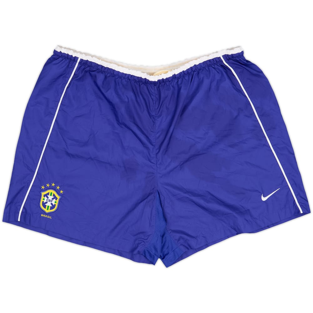 2002-04 Brazil Home Shorts - 9/10 - (XL)