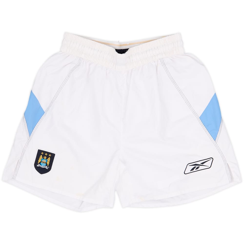 2003-04 Manchester City Home Shorts - 7/10 - (XS)