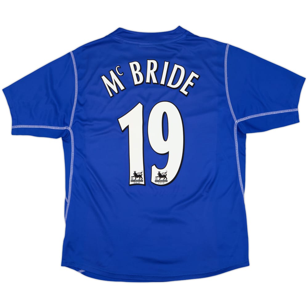2002-03 Everton Home Shirt McBride #19 - 7/10 - (XL)