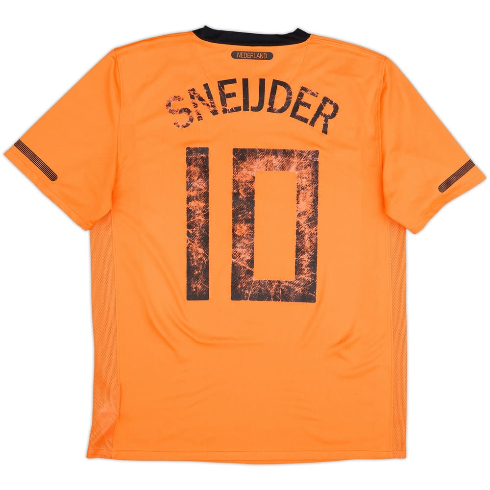 2010-11 Netherlands Home Shirt Sneijder #10 - 4/10 - (M)