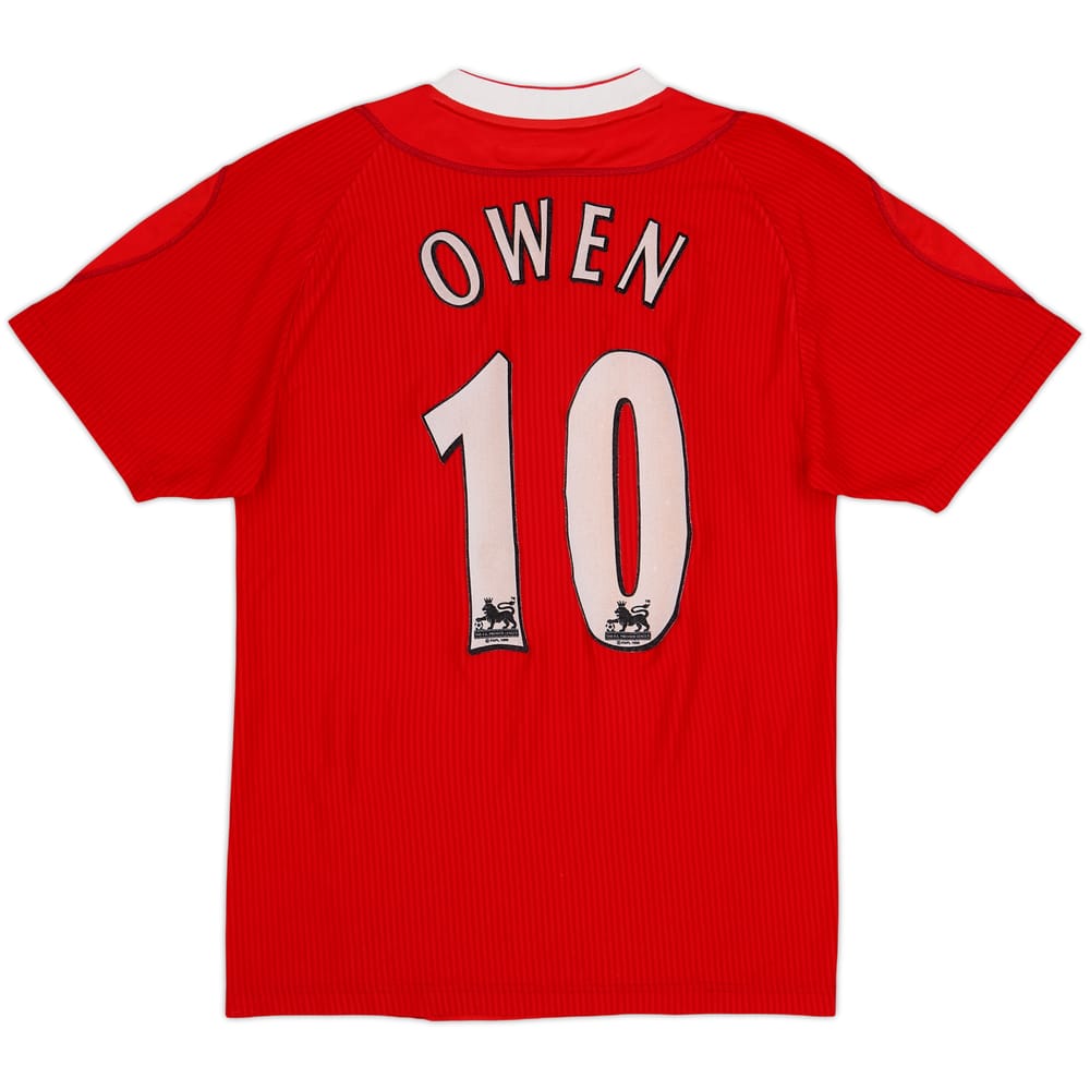 2002-04 Liverpool Home Shirt Owen #10 - 7/10 - (XS)