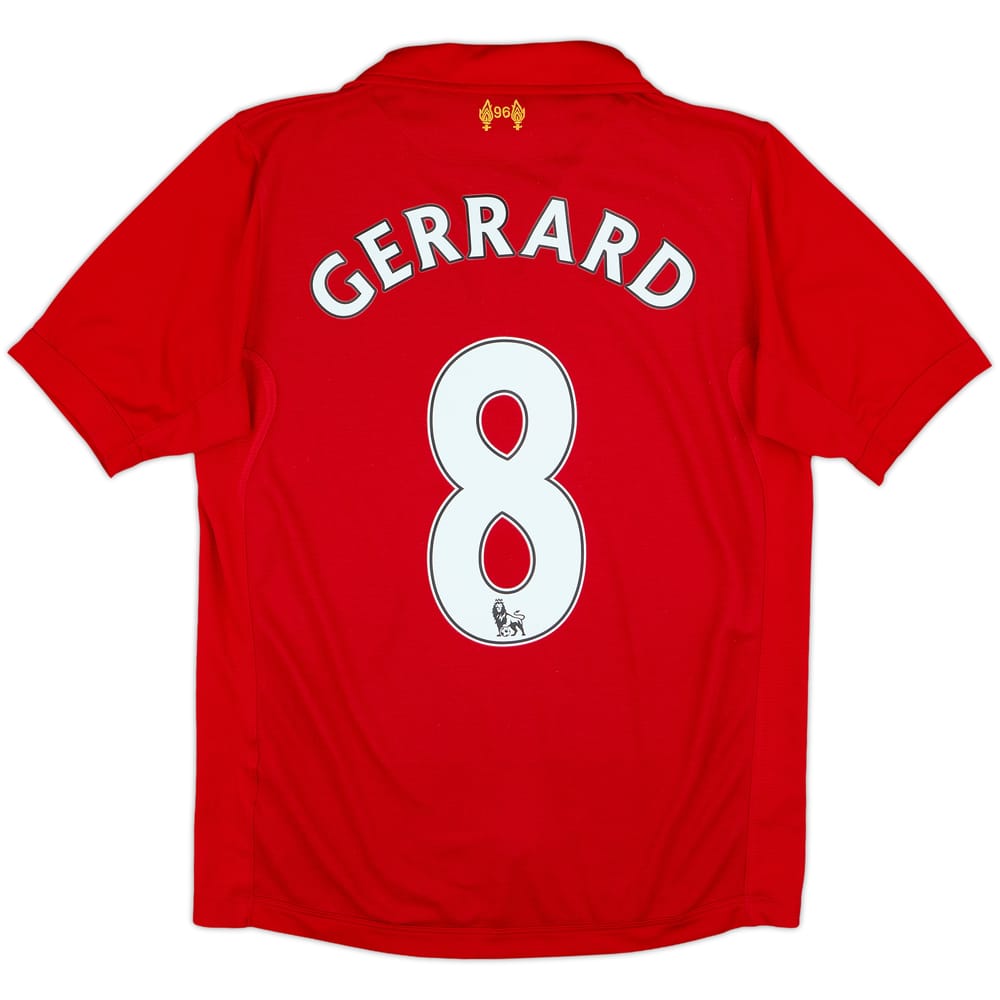 2012-13 Liverpool Home Shirt Gerrard #8 - 6/10 - (S)