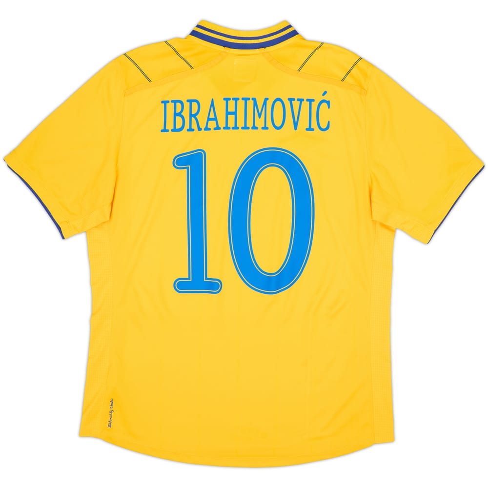 2012-13 Sweden Home Shirt Ibrahimovic #10 - 8/10 - (S)