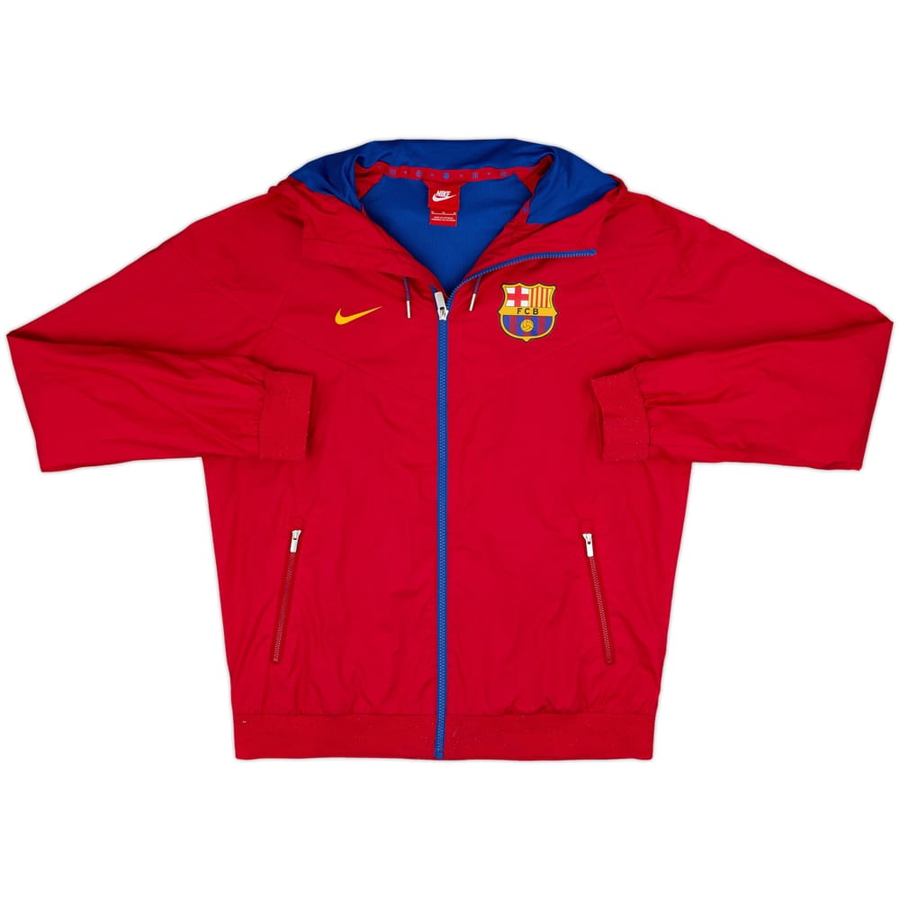 2016-17 Barcelona Nike Hooded Track Jacket - 7/10 - (M)