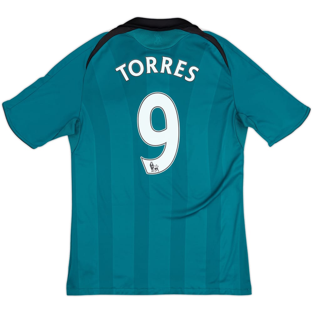 Camiseta de la tercera equipación del Liverpool 2008-09 Torres #9 - 6/10 - (M)