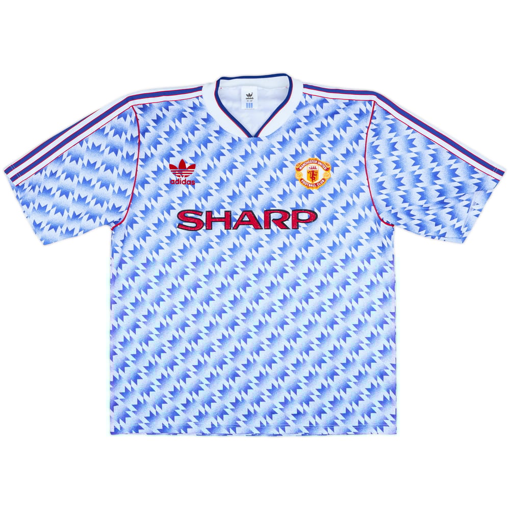 1990-92 Manchester United Away Shirt - 10/10 - (L/XL)