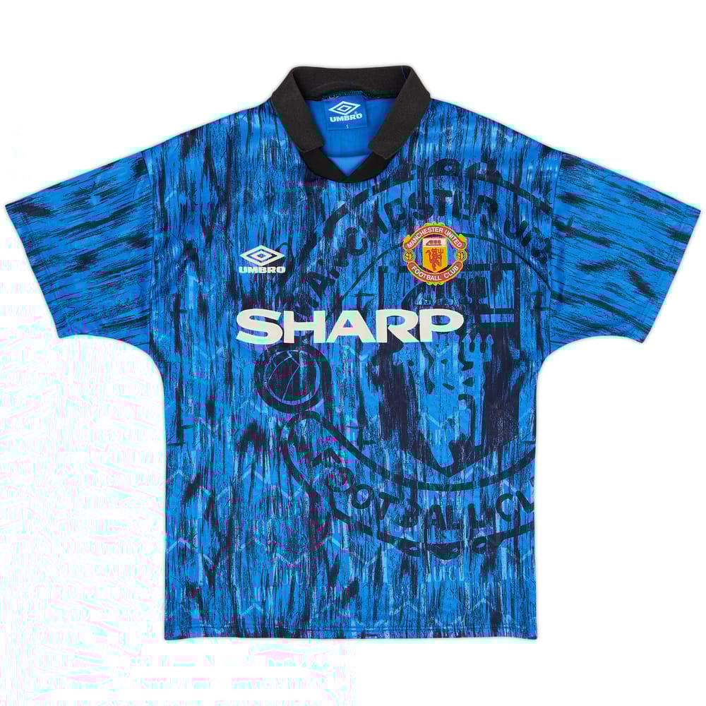 1992-93 Manchester United Away Shirt - 9/10 - (S)