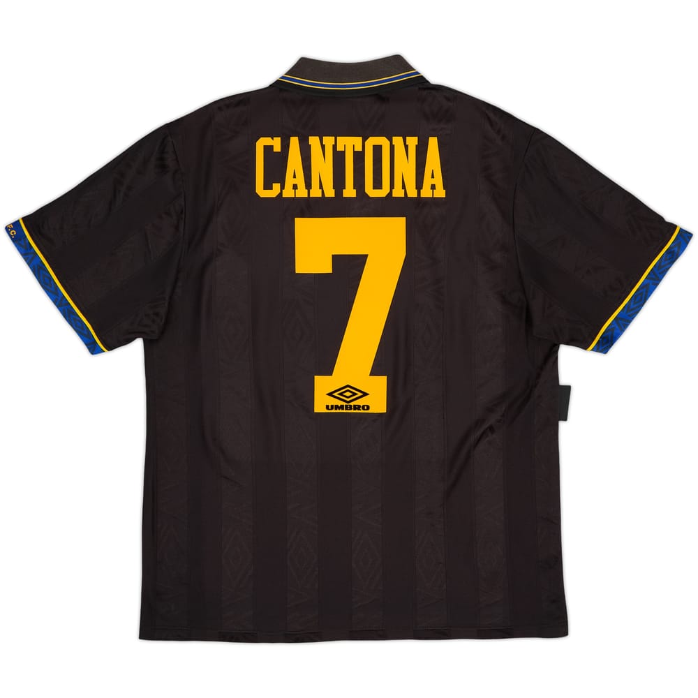 1993-95 Manchester United Away Shirt Cantona #7 - 7/10 - (L)