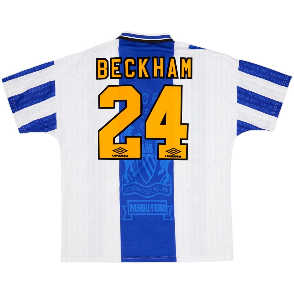 1994-96 Manchester United Third Shirt Beckham #24 - 6/10 - (XL)