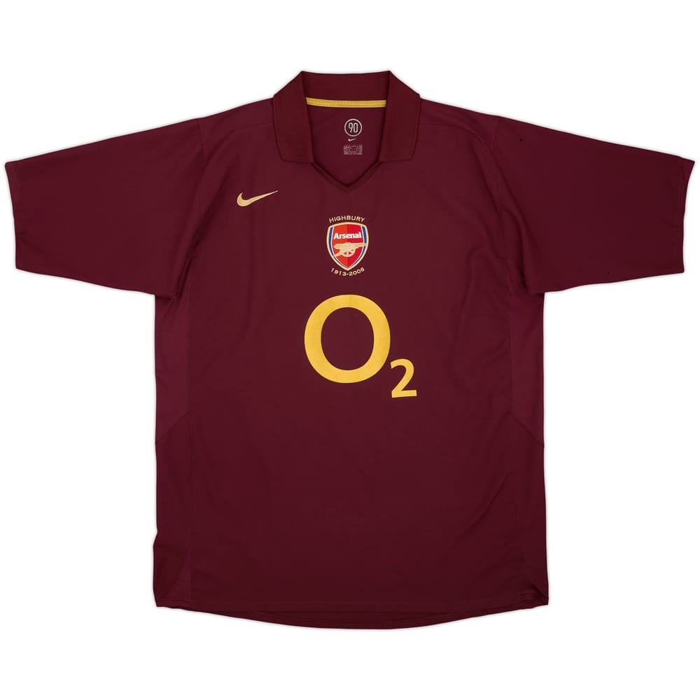 2005-06 Arsenal Home Shirt - 5/10 - (XL)
