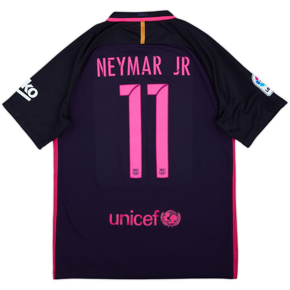 2016-17 Barcelona Away Shirt Neymar Jr #11 - 9/10 - (M)