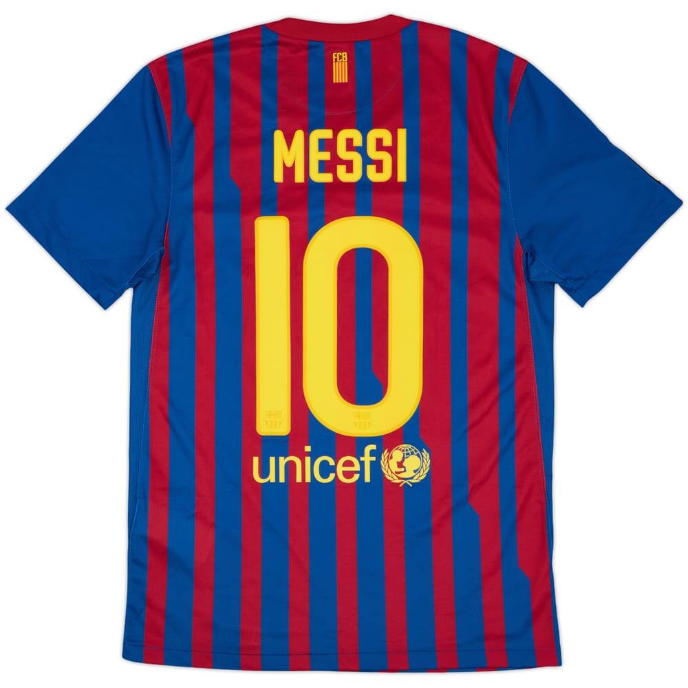 2011-12 Barcelona Local Camiseta Messi #10 - 7/10 - (S)