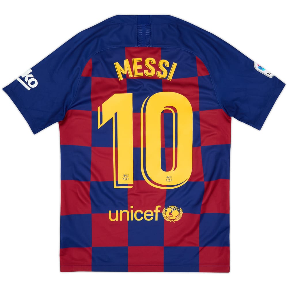 2019-20 Barcelona Home Shirt Messi #10 - 9/10 - (S)