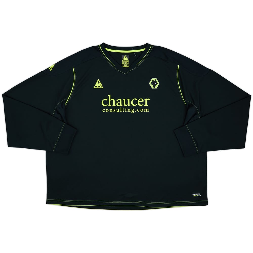 2008-09 Wolves Away L/S Shirt - 10/10 - (4XL)