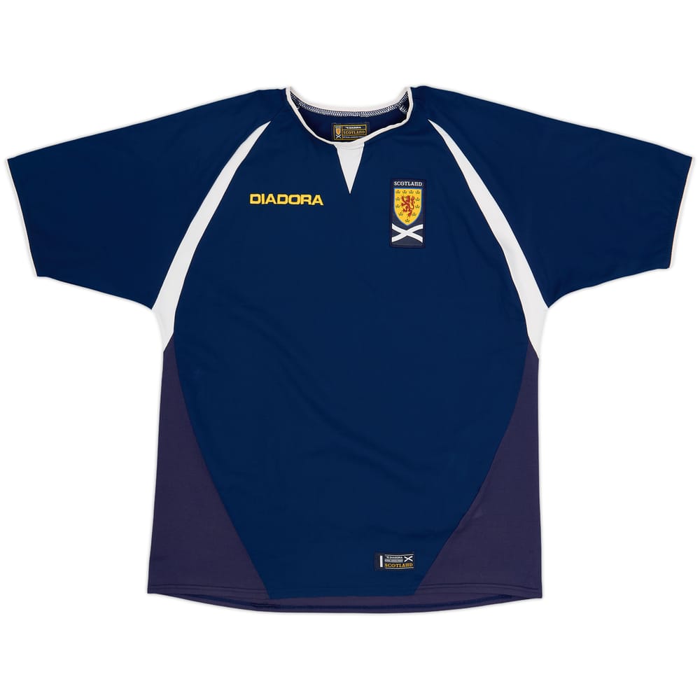 2003-05 Scotland Home Shirt - 9/10 - (XL.Boys)
