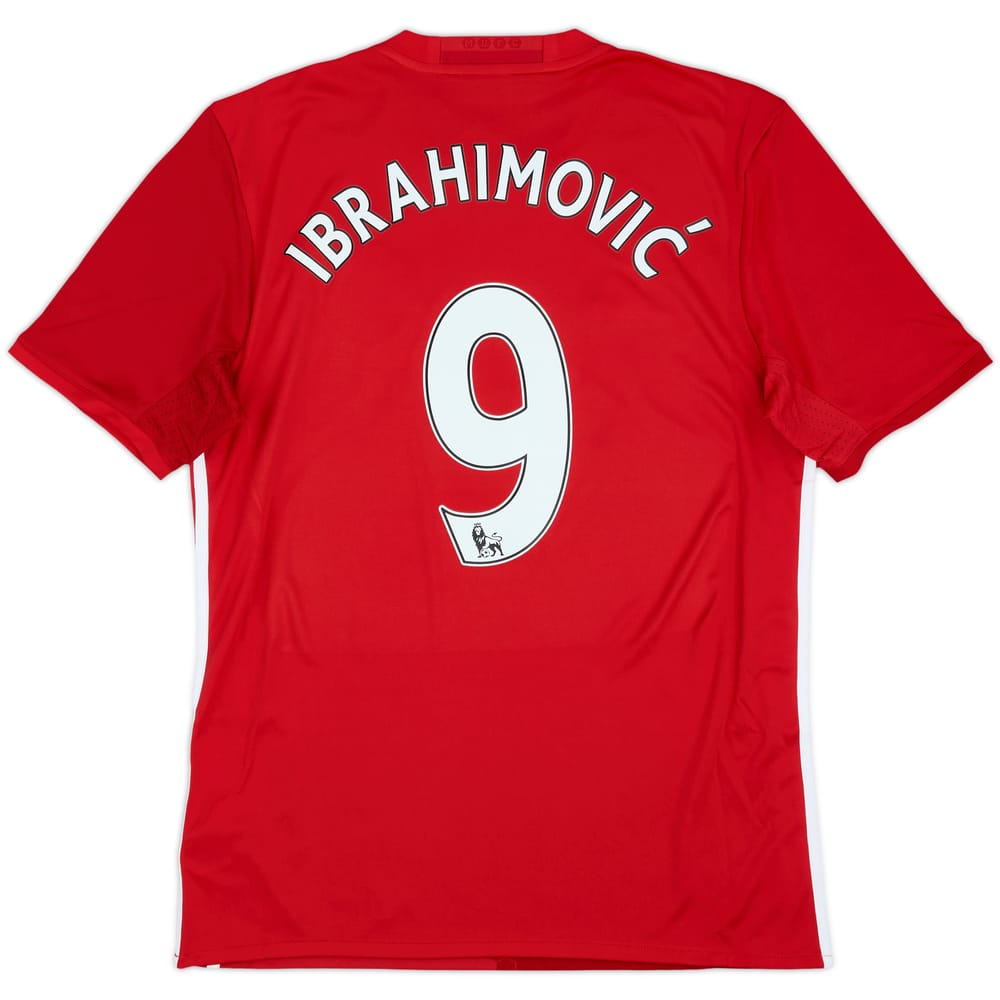 2016-17 Manchester United Home Shirt Ibrahimovic #9 (M)