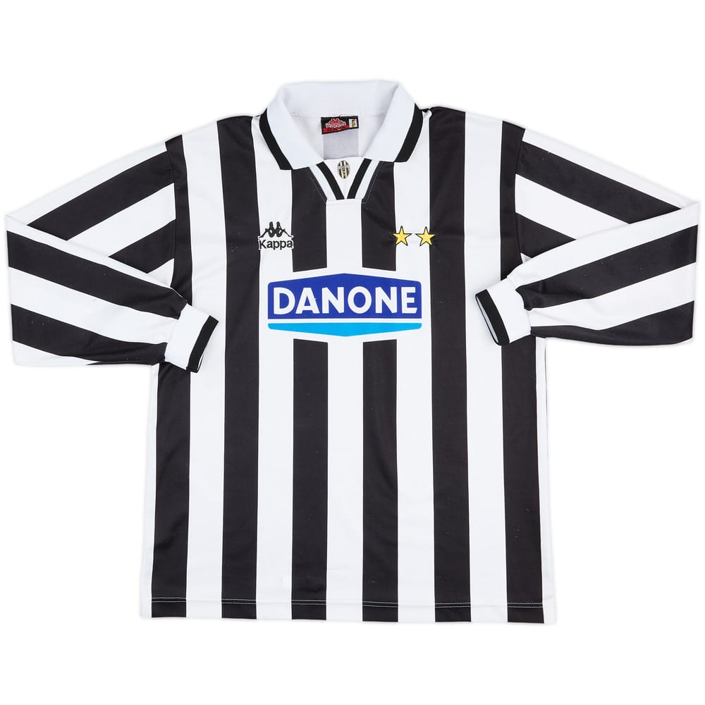 1994-95 Juventus Home L/S Shirt - 7/10 - (L)