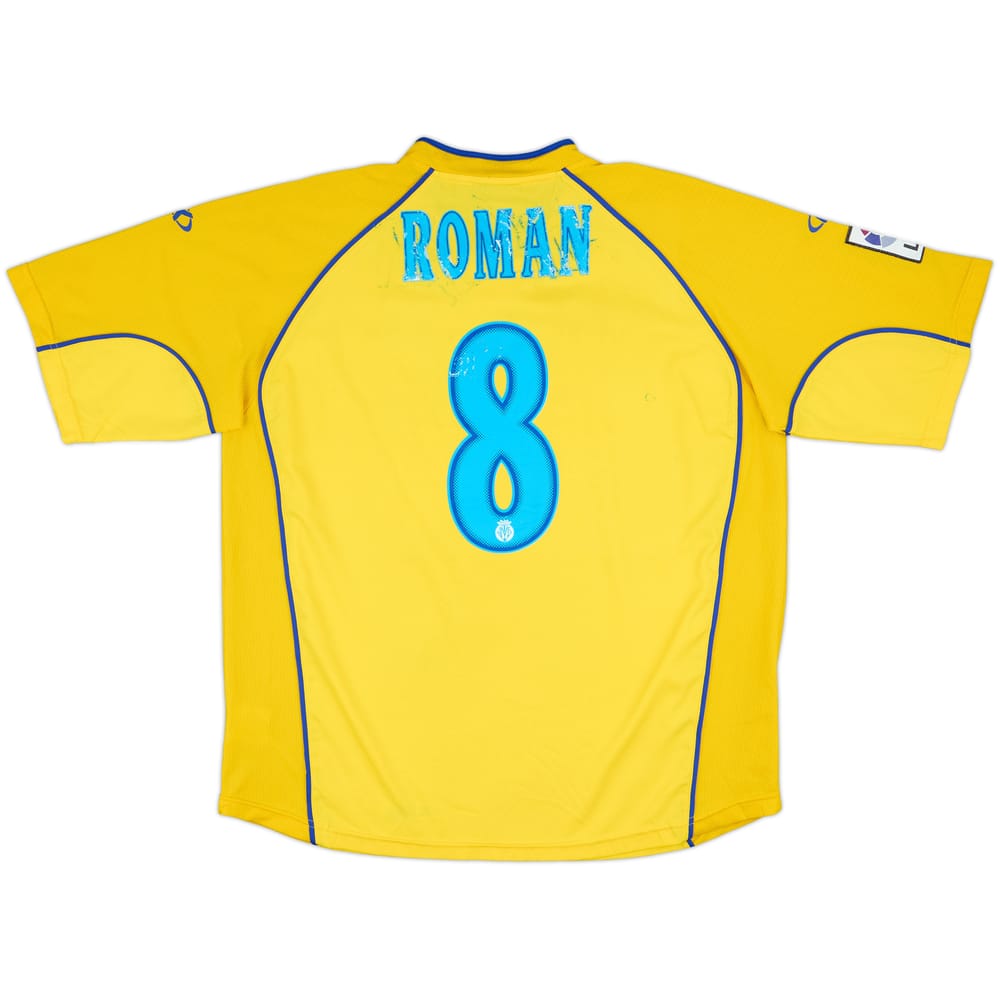 2004-05 Villarreal Home Shirt Roman #8 - 4/10 - (L)