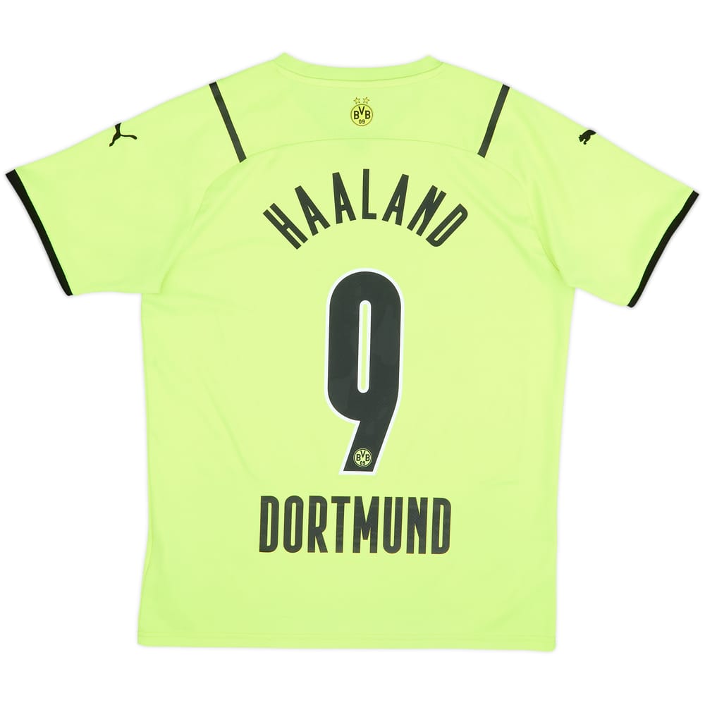 2021-22 Borussia Dortmund European Home Shirt Haaland #9 - 7/10 - (M)