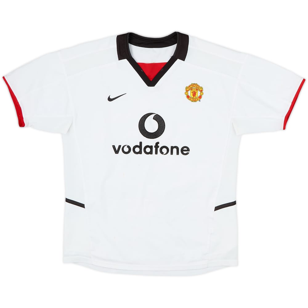 2002-03 Manchester United Away Shirt - 5/10 - (L.Boys)