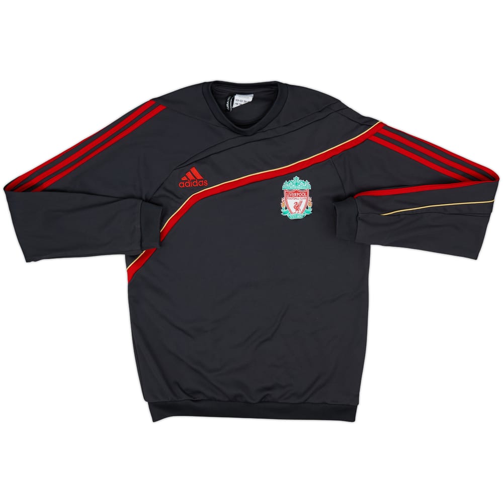 2009-10 Liverpool adidas Sweat Top - 8/10 - (S)
