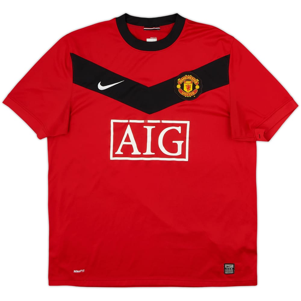 2009-10 Manchester United Camiseta Local - 5/10 - (L)