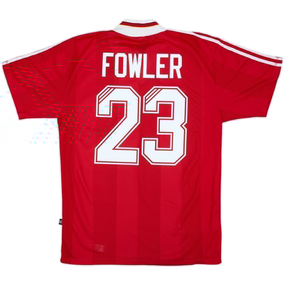 1995-96 Liverpool Home Shirt Fowler #23 - 6/10 - (L)