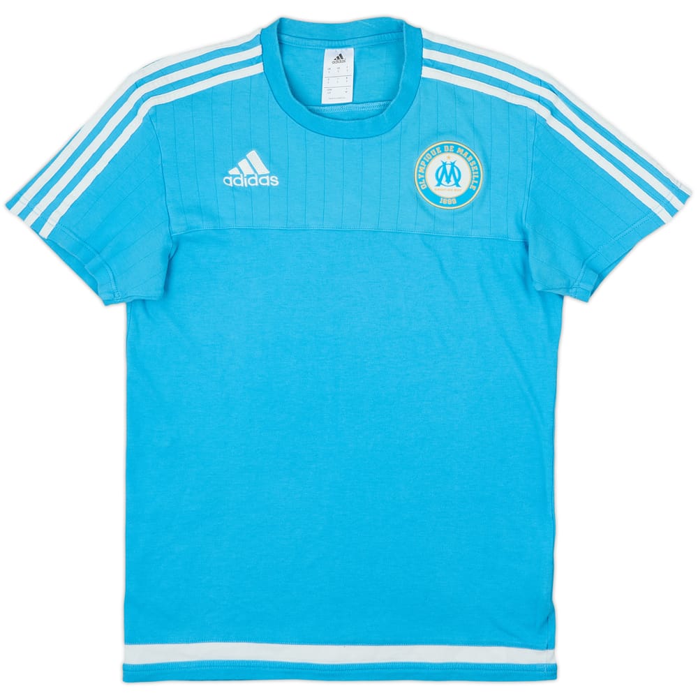 2015-16 Marseille adidas Cotton Tee - 6/10 - (S)